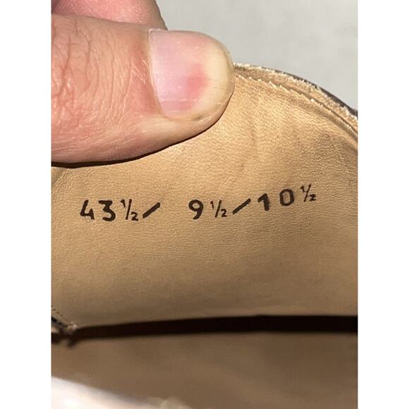 SuitSupply Leather‎ Shoes - Classic Double Monk Buckle, Mens Size 9.5